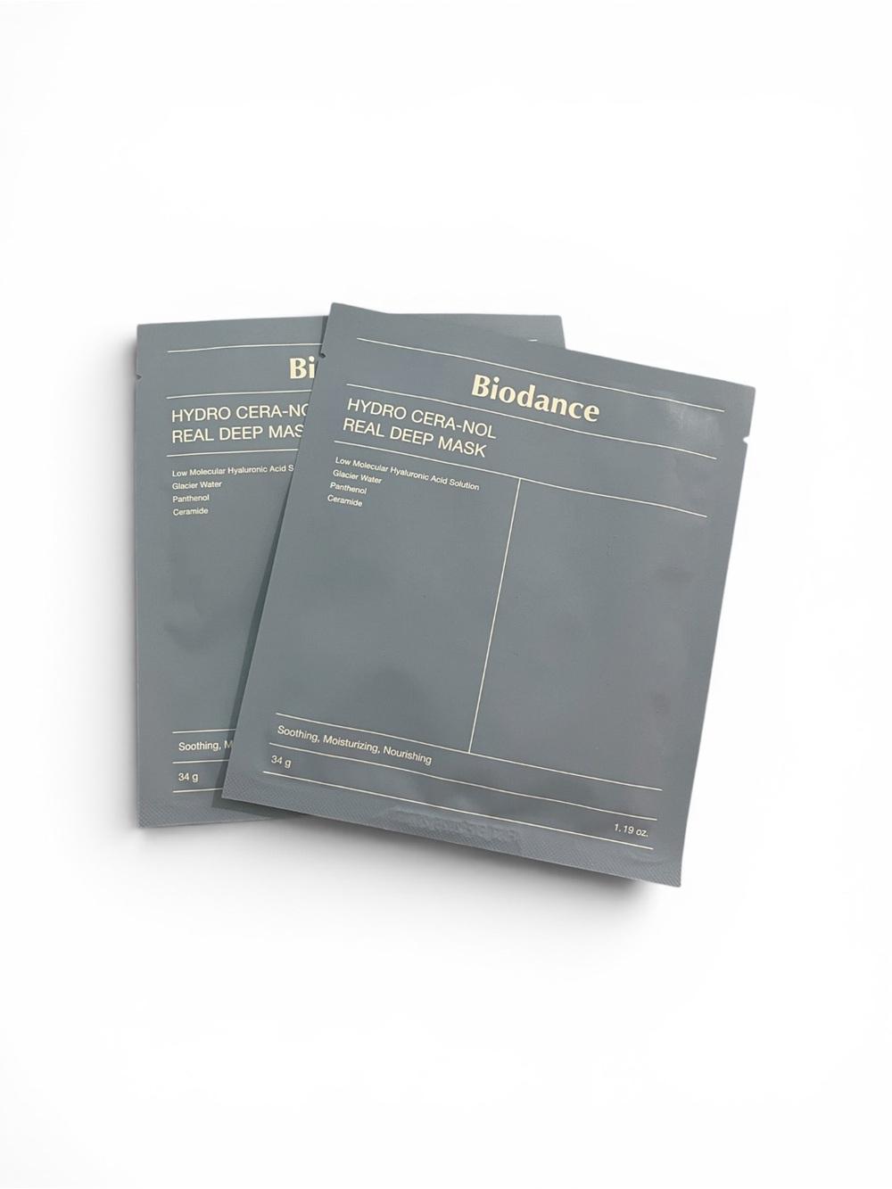 Biodance Hydro Cera-Nol Real Deep Mask Set of 2 New Sealed